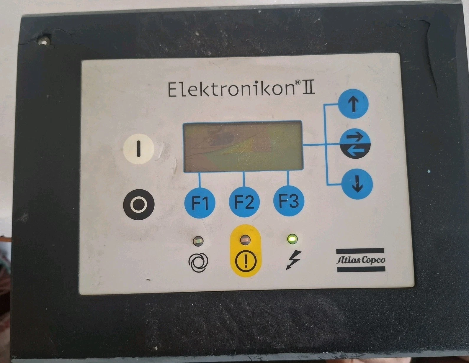 ATLAS COPCO 1900 0710 12 ELEKTRONIKON II AIR COMPRESSOR CONTROL PANEL FOR PARTS
